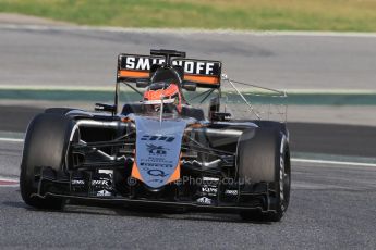 World © Octane Photographic Ltd. Sahara Force India VJM08 – Esteban Ocon. Wednesday 13th May 2015, F1 In-season testing, Circuit de Barcelona-Catalunya, Spain. Digital Ref: 1269CB7D1790