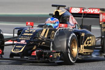 World © Octane Photographic Ltd. Lotus F1 Team E23 Hybrid – Jolyon Palmer. Wednesday 13th May 2015, F1 In-season testing, Circuit de Barcelona-Catalunya, Spain. Digital Ref: 1269CB7D1880