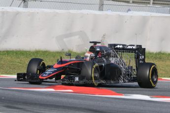 World © Octane Photographic Ltd. McLaren Honda MP4/30 – Jenson Button. Wednesday 13th May 2015, F1 In-season testing, Circuit de Barcelona-Catalunya, Spain. Digital Ref: 1269CB7D1896