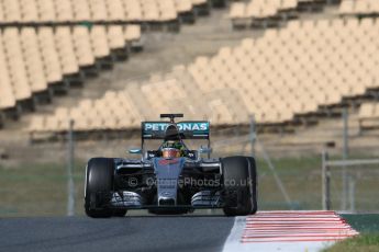 World © Octane Photographic Ltd. Mercedes AMG Petronas F1 W06 Hybrid – Pascal Wehrlein. Wednesday 13th May 2015, F1 In-season testing, Circuit de Barcelona-Catalunya, Spain. Digital Ref: 1269CB7D2099