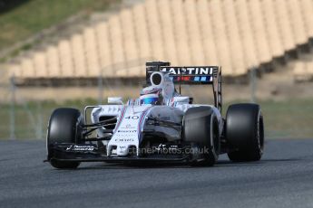 World © Octane Photographic Ltd. Williams Martini Racing FW37 – Alex Lynn. Wednesday 13th May 2015, F1 In-season testing, Circuit de Barcelona-Catalunya, Spain. Digital Ref: 1269CB7D2114