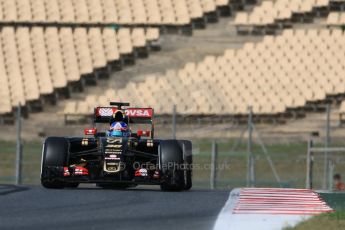 World © Octane Photographic Ltd. Lotus F1 Team E23 Hybrid – Jolyon Palmer. Wednesday 13th May 2015, F1 In-season testing, Circuit de Barcelona-Catalunya, Spain. Digital Ref: 1269CB7D2163