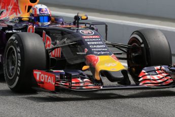 World © Octane Photographic Ltd. Infiniti Red Bull Racing RB11 – Pierre Gasly. Wednesday 13th May 2015, F1 In-season testing, Circuit de Barcelona-Catalunya, Spain. Digital Ref: 1269CB7D2284