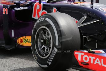 World © Octane Photographic Ltd. Infiniti Red Bull Racing RB11 – Pierre Gasly. Wednesday 13th May 2015, F1 In-season testing, Circuit de Barcelona-Catalunya, Spain. Digital Ref: 1269CB7D2287