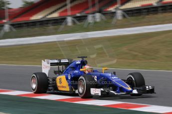 World © Octane Photographic Ltd. Sauber F1 Team C34-Ferrari – Raffaele Marciello. Wednesday 13th May 2015, F1 In-season testing F1 In-season testing Circuit de Barcelona-Catalunya, Spain. Digital Ref: 1269CB7D2309