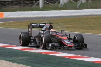 World © Octane Photographic Ltd. McLaren Honda MP4/30 – Jenson Button. Wednesday 13th May 2015, F1 In-season testing, Circuit de Barcelona-Catalunya, Spain. Digital Ref: 1269CB7D2341