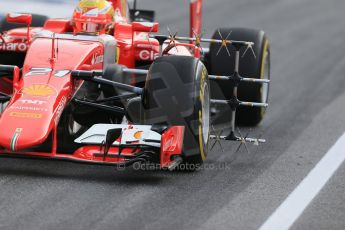 World © Octane Photographic Ltd. Scuderia Ferrari SF15-T– Esteban Gutierrez. Wednesday 13th May 2015, F1 In-season testing, Circuit de Barcelona-Catalunya, Spain. Digital Ref: 1269LB1D2239