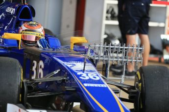 World © Octane Photographic Ltd. Sauber F1 Team C34-Ferrari – Raffaele Marciello. Wednesday 13th May 2015, F1 In-season testing F1 In-season testing Circuit de Barcelona-Catalunya, Spain. Digital Ref: 1269LB1D2273