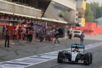 World © Octane Photographic Ltd. Mercedes AMG Petronas F1 W06 Hybrid – Pascal Wehrlein. Wednesday 13th May 2015, F1 In-season testing, Circuit de Barcelona-Catalunya, Spain. Digital Ref: 1269LB1D2285