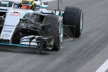 World © Octane Photographic Ltd. Mercedes AMG Petronas F1 W06 Hybrid – Pascal Wehrlein. Wednesday 13th May 2015, F1 In-season testing, Circuit de Barcelona-Catalunya, Spain. Digital Ref: 1269LB1D2300