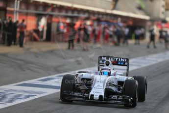 World © Octane Photographic Ltd. Williams Martini Racing FW37 – Alex Lynn. Wednesday 13th May 2015, F1 In-season testing, Circuit de Barcelona-Catalunya, Spain. Digital Ref: 1269LB1D2341