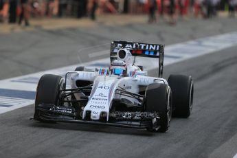 World © Octane Photographic Ltd. Williams Martini Racing FW37 – Alex Lynn. Wednesday 13th May 2015, F1 In-season testing, Circuit de Barcelona-Catalunya, Spain. Digital Ref: 1269LB1D2348