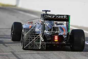 World © Octane Photographic Ltd. Sahara Force India VJM08 – Esteban Ocon. Wednesday 13th May 2015, F1 In-season testing, Circuit de Barcelona-Catalunya, Spain. Digital Ref: 1269LB1D2381