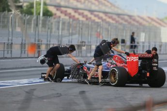 World © Octane Photographic Ltd. Scuderia Toro Rosso STR10 – Carlos Sainz Jnr. Wednesday 13th May 2015, F1 In-season testing, Circuit de Barcelona-Catalunya, Spain. Digital Ref: 1269LB1D2407