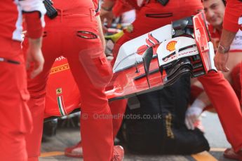 World © Octane Photographic Ltd. Scuderia Ferrari SF15-T– Esteban Gutierrez. Wednesday 13th May 2015, F1 In-season testing, Circuit de Barcelona-Catalunya, Spain. Digital Ref: 1269LB1D2418