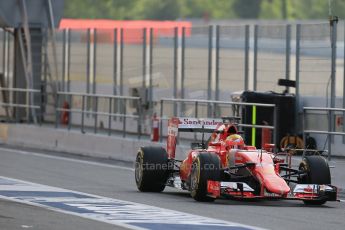 World © Octane Photographic Ltd. Scuderia Ferrari SF15-T– Esteban Gutierrez. Wednesday 13th May 2015, F1 In-season testing, Circuit de Barcelona-Catalunya, Spain. Digital Ref: 1269LB1D2449