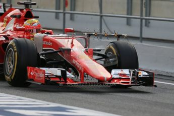 World © Octane Photographic Ltd. Scuderia Ferrari SF15-T– Esteban Gutierrez. Wednesday 13th May 2015, F1 In-season testing, Circuit de Barcelona-Catalunya, Spain. Digital Ref: 1269LB1D2459