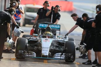 World © Octane Photographic Ltd. Mercedes AMG Petronas F1 W06 Hybrid – Pascal Wehrlein. Wednesday 13th May 2015, F1 In-season testing, Circuit de Barcelona-Catalunya, Spain. Digital Ref: 1269LB1D2488