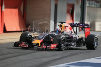 World © Octane Photographic Ltd. Infiniti Red Bull Racing RB11 – Pierre Gasly. Wednesday 13th May 2015, F1 In-season testing, Circuit de Barcelona-Catalunya, Spain. Digital Ref: 1269LB1D2551