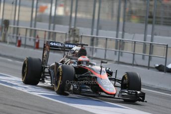 World © Octane Photographic Ltd. McLaren Honda MP4/30 – Jenson Button. Wednesday 13th May 2015, F1 In-season testing, Circuit de Barcelona-Catalunya, Spain. Digital Ref: 1269LB1D2604
