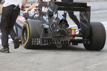 World © Octane Photographic Ltd. McLaren Honda MP4/30 – Jenson Button. Wednesday 13th May 2015, F1 In-season testing, Circuit de Barcelona-Catalunya, Spain. Digital Ref: 1269LB1D2614