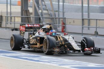 World © Octane Photographic Ltd. Lotus F1 Team E23 Hybrid – Jolyon Palmer. Wednesday 13th May 2015, F1 In-season testing, Circuit de Barcelona-Catalunya, Spain. Digital Ref: 1269LB1D2765