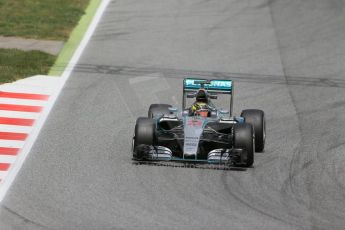 World © Octane Photographic Ltd. Mercedes AMG Petronas F1 W06 Hybrid – Pascal Wehrlein. Wednesday 13th May 2015, F1 In-season testing, Circuit de Barcelona-Catalunya, Spain. Digital Ref: 1269LB1D2806