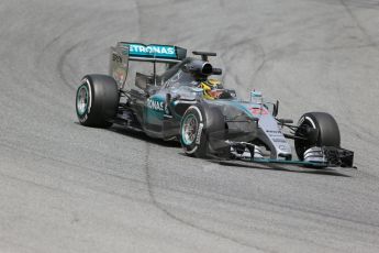 World © Octane Photographic Ltd. Mercedes AMG Petronas F1 W06 Hybrid – Pascal Wehrlein. Wednesday 13th May 2015, F1 In-season testing, Circuit de Barcelona-Catalunya, Spain. Digital Ref: 1269LB1D2838