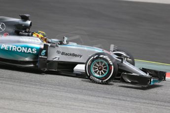 World © Octane Photographic Ltd. Mercedes AMG Petronas F1 W06 Hybrid – Pascal Wehrlein. Wednesday 13th May 2015, F1 In-season testing, Circuit de Barcelona-Catalunya, Spain. Digital Ref: 1269LB1D2845