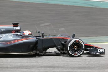 World © Octane Photographic Ltd. McLaren Honda MP4/30 – Jenson Button. Wednesday 13th May 2015, F1 In-season testing, Circuit de Barcelona-Catalunya, Spain. Digital Ref: 1269LB1D2893