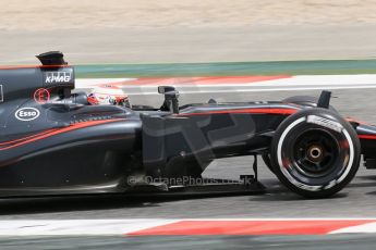 World © Octane Photographic Ltd. McLaren Honda MP4/30 – Jenson Button. Wednesday 13th May 2015, F1 In-season testing, Circuit de Barcelona-Catalunya, Spain. Digital Ref: 1269LB1D2903
