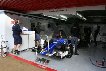 World © Octane Photographic Ltd. Sauber F1 Team C34-Ferrari – Raffaele Marciello. Wednesday 13th May 2015, F1 In-season testing F1 In-season testing Circuit de Barcelona-Catalunya, Spain. Digital Ref: 1269LB5D2280