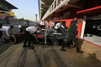 World © Octane Photographic Ltd. Scuderia Ferrari SF15-T– Esteban Gutierrez. Wednesday 13th May 2015, F1 In-season testing, Circuit de Barcelona-Catalunya, Spain. Digital Ref: 1269LB5D2325