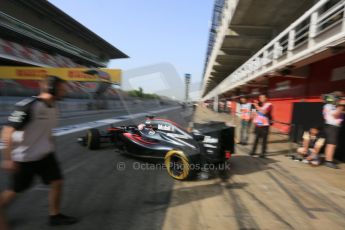 World © Octane Photographic Ltd. McLaren Honda MP4/30 – Jenson Button. Wednesday 13th May 2015, F1 In-season testing, Circuit de Barcelona-Catalunya, Spain. Digital Ref: 1269LB5D2362