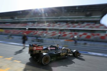 World © Octane Photographic Ltd. Lotus F1 Team E23 Hybrid – Jolyon Palmer. Wednesday 13th May 2015, F1 In-season testing, Circuit de Barcelona-Catalunya, Spain. Digital Ref: 1269LB5D2386