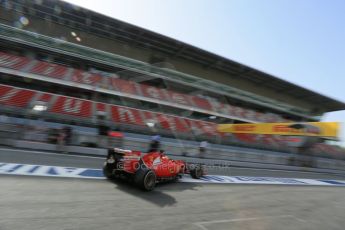 World © Octane Photographic Ltd. Scuderia Ferrari SF15-T– Esteban Gutierrez. Wednesday 13th May 2015, F1 In-season testing, Circuit de Barcelona-Catalunya, Spain. Digital Ref: 1269LB5D2403