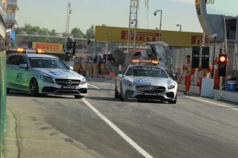 World © Octane Photographic Ltd. Formula 1 Safety Car. Friday 8th May 2015, F1 Spanish GP Practice 1, Circuit de Barcelona-Catalunya, Spain. Digital Ref: 1249CB1L6055