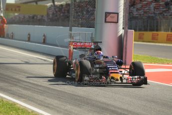 World © Octane Photographic Ltd. Scuderia Toro Rosso STR10 – Max Verstappen Friday 8th May 2015, F1 Spanish GP Practice 1, Circuit de Barcelona-Catalunya, Spain. Digital Ref: 1249CB1L6086