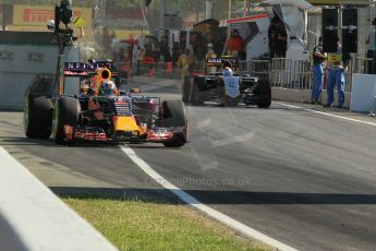 World © Octane Photographic Ltd. Infiniti Red Bull Racing RB11 – Daniel Ricciardo. Friday 8th May 2015, F1 Spanish GP Practice 1, Circuit de Barcelona-Catalunya, Spain. Digital Ref: 1249CB1L6135