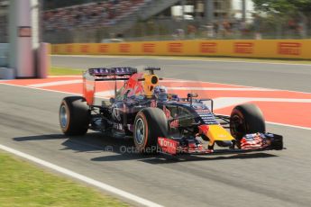 World © Octane Photographic Ltd. Infiniti Red Bull Racing RB11 – Daniel Ricciardo. Friday 8th May 2015, F1 Spanish GP Practice 1, Circuit de Barcelona-Catalunya, Spain. Digital Ref: 1249CB1L6148