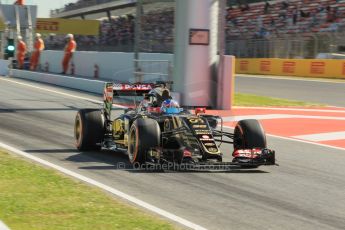 World © Octane Photographic Ltd. Lotus F1 Team Reserve Driver – Jolyon Palmer. Friday 8th May 2015, F1 Spanish GP Practice 1, Circuit de Barcelona-Catalunya, Spain. Digital Ref: 1249CB1L6183