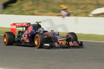 World © Octane Photographic Ltd. Scuderia Toro Rosso STR10 – Carlos Sainz Jnr. Friday 8th May 2015, F1 Spanish GP Practice 1, Circuit de Barcelona-Catalunya, Spain. Digital Ref: 1249CB1L6272