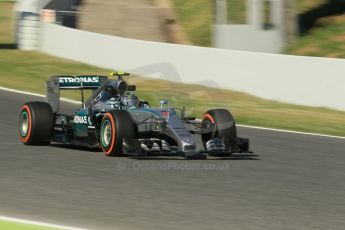 World © Octane Photographic Ltd. Mercedes AMG Petronas F1 W06 Hybrid – Nico Rosberg. Friday 8th May 2015, F1 Spanish GP Practice 1, Circuit de Barcelona-Catalunya, Spain. Digital Ref: 1249CB1L6277