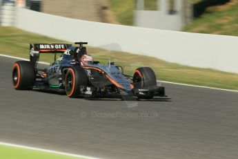 World © Octane Photographic Ltd. Sahara Force India VJM08 – Nico Hulkenberg. Friday 8th May 2015, F1 Spanish GP Practice 1, Circuit de Barcelona-Catalunya, Spain. Digital Ref: 1249CB1L6281