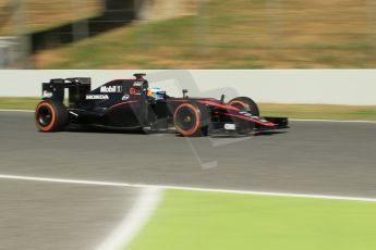 World © Octane Photographic Ltd. McLaren Honda MP4/30 – Fernando Alonso. Friday 8th May 2015, F1 Spanish GP Practice 1, Circuit de Barcelona-Catalunya, Spain. Digital Ref: 1249CB1L6349