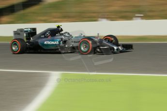 World © Octane Photographic Ltd. Mercedes AMG Petronas F1 W06 Hybrid – Nico Rosberg. Friday 8th May 2015, F1 Spanish GP Practice 1, Circuit de Barcelona-Catalunya, Spain. Digital Ref: 1249CB1L6377