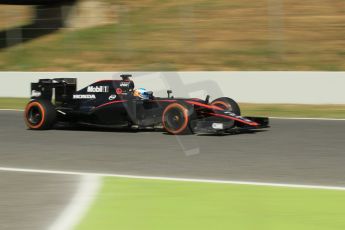 World © Octane Photographic Ltd. McLaren Honda MP4/30 – Fernando Alonso. Friday 8th May 2015, F1 Spanish GP Practice 1, Circuit de Barcelona-Catalunya, Spain. Digital Ref: 1249CB1L6407