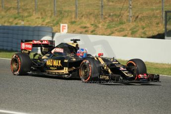 World © Octane Photographic Ltd. Lotus F1 Team Reserve Driver – Jolyon Palmer. Friday 8th May 2015, F1 Spanish GP Practice 1, Circuit de Barcelona-Catalunya, Spain. Digital Ref: 1249CB1L6434