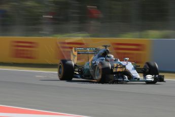 World © Octane Photographic Ltd. Mercedes AMG Petronas F1 W06 Hybrid – Lewis Hamilton. Friday 8th May 2015, F1 Spanish GP Practice 1, Circuit de Barcelona-Catalunya, Spain. Digital Ref: 1249CB5D0568