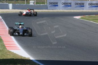 World © Octane Photographic Ltd. Mercedes AMG Petronas F1 W06 Hybrid – Lewis Hamilton. Friday 8th May 2015, F1 Spanish GP Practice 1, Circuit de Barcelona-Catalunya, Spain. Digital Ref: 1249CB5D0585